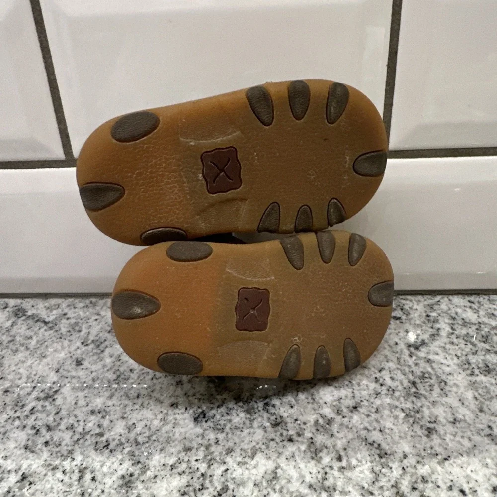 Infant Twisted X Brown Leather Sandals Size 2 Western‎ Shoes